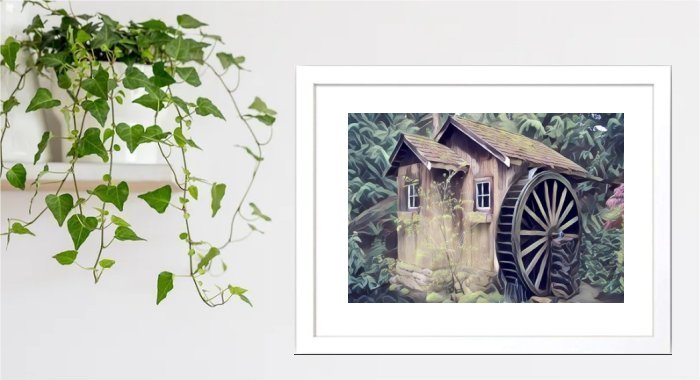Framed Watermill Art prints
